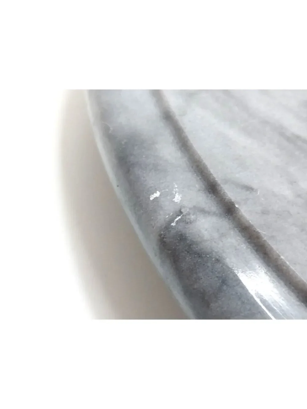 Gray Marble Lazy Susan Turntable 12